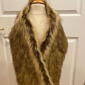 Faux Fur Shrug